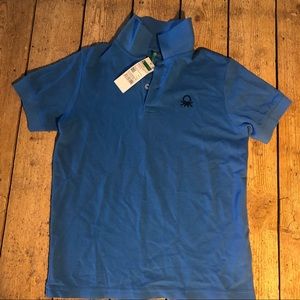 NWT Benneton boys polo (8-9)